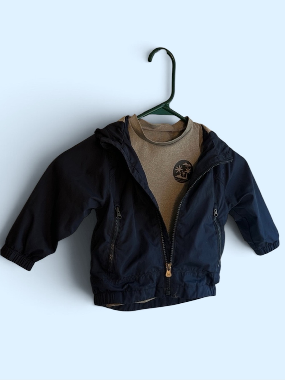 Baby Gap windbreaker & shirt 12-18mth